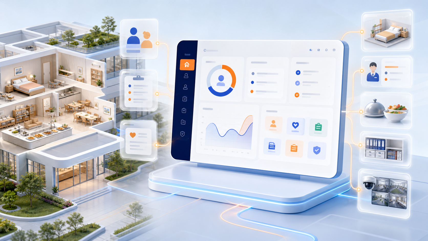 养老机构 ERP 系统